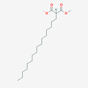 molecular formula C20H37O4- B14652972 2-(Methoxycarbonyl)octadecanoate CAS No. 53633-31-1
