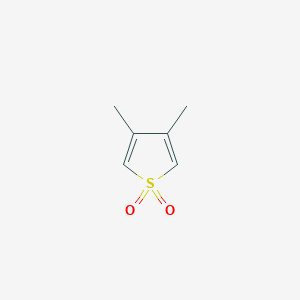 molecular formula C6H8O2S B14652979 Thiophene, 3,4-dimethyl-, 1,1-dioxide CAS No. 52001-20-4