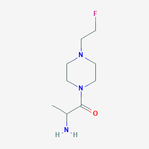 2-Amino-1-(4-(2-fluoroethyl)piperazin-1-yl)propan-1-one