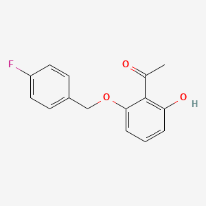 1-[2-(4-Fluorobenzyloxy)-6-hydroxyphenyl]-ethanone