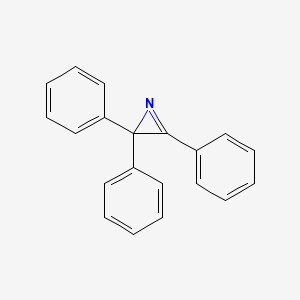 molecular formula C20H15N B14653040 2H-Azirine, 2,2,3-triphenyl- CAS No. 50655-53-3
