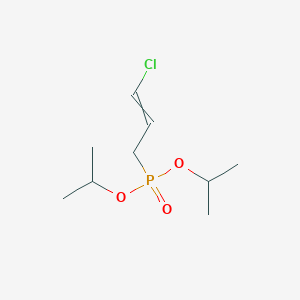 molecular formula C9H18ClO3P B14653042 Dipropan-2-yl (3-chloroprop-2-en-1-yl)phosphonate CAS No. 53773-78-7