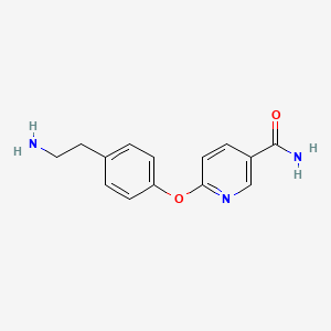 6-[4-(2-Amino-ethyl)-phenoxy]-nicotinamide