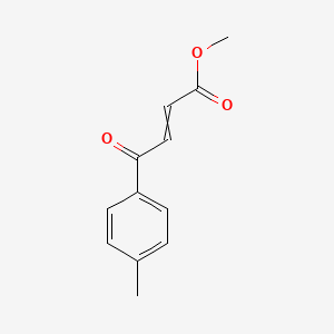 molecular formula C12H12O3 B14653133 Methyl 4-(4-methylphenyl)-4-oxobut-2-enoate CAS No. 52348-27-3