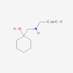 1-{[(Prop-2-yn-1-yl)amino]methyl}cyclohexan-1-ol