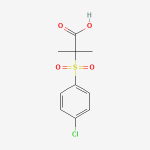 2-(4-Chlorobenzenesulfonyl)-2-methylpropanoic acid