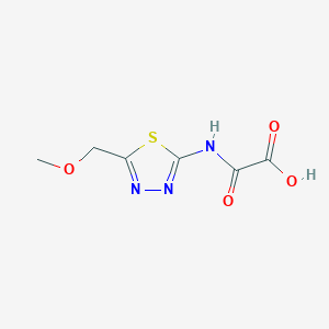 {[5-(Methoxymethyl)-1,3,4-thiadiazol-2-yl]amino}(oxo)acetic acid