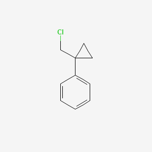 molecular formula C10H11Cl B14653253 [1-(Chloromethyl)cyclopropyl]benzene CAS No. 50462-72-1
