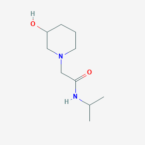 2-(3-hydroxypiperidin-1-yl)-N-(propan-2-yl)acetamide