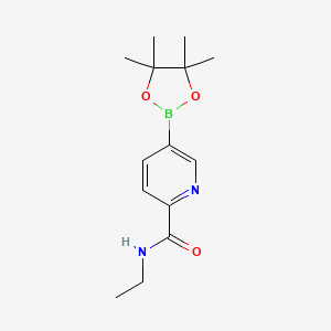 N-ethyl-5-(4,4,5,5-tetramethyl-1,3,2-dioxaborolan-2-yl)picolinamide