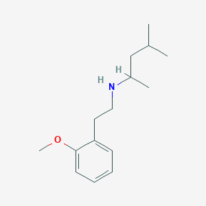 molecular formula C15H25NO B1465329 [2-(2-Methoxyphenyl)ethyl](4-methylpentan-2-yl)amine CAS No. 1913078-68-8