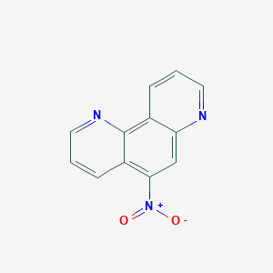 molecular formula C12H7N3O2 B14653305 5-Nitro-1,7-phenanthroline CAS No. 41148-68-9