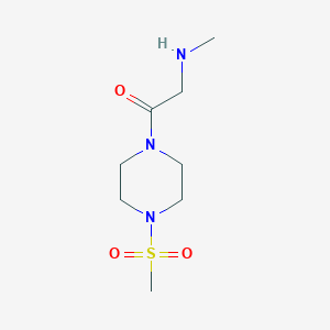 1-(4-Methanesulfonylpiperazin-1-yl)-2-(methylamino)ethan-1-one