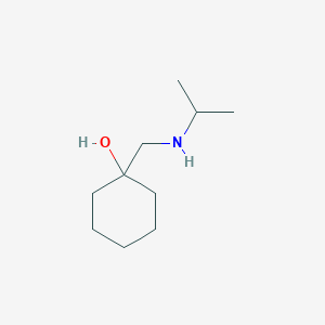 1-{[(Propan-2-yl)amino]methyl}cyclohexan-1-ol