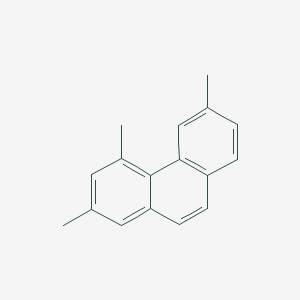 molecular formula C17H16 B14653341 2,4,6-Trimethylphenanthrene CAS No. 52988-44-0
