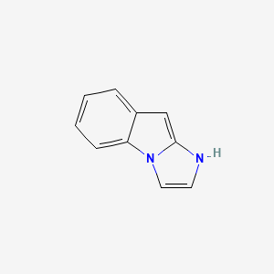 molecular formula C10H8N2 B14653342 1H-Imidazo[1,2-A]indole CAS No. 42341-27-5