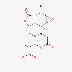 molecular formula C20H22O8 B14653372 Nubilactone A CAS No. 41653-86-5
