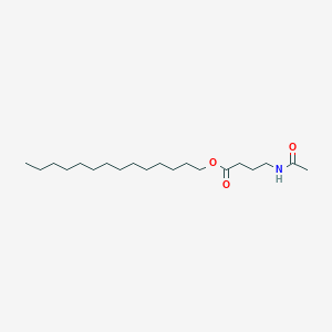 molecular formula C20H39NO3 B14653382 Tetradecyl 4-acetamidobutanoate CAS No. 52669-47-3