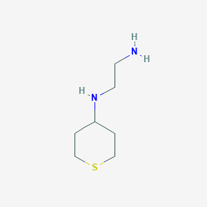 molecular formula C7H16N2S B1465340 N-(2-aminoethyl)thian-4-amine CAS No. 1178097-61-4