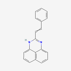 molecular formula C19H14N2 B14653416 2-(2-Phenylethenyl)-1H-perimidine CAS No. 51784-19-1