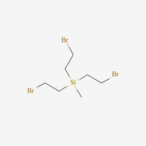 molecular formula C7H15Br3Si B14653507 Tris(2-bromoethyl)(methyl)silane CAS No. 51664-54-1