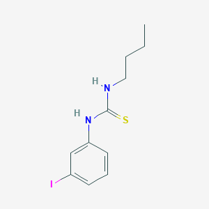 molecular formula C11H15IN2S B14653557 Thiourea, N-butyl-N'-(3-iodophenyl)- CAS No. 53305-96-7