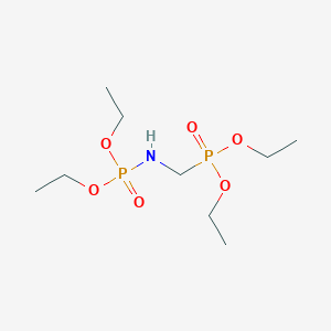 molecular formula C9H23NO6P2 B14653571 Diethyl {[(diethoxyphosphoryl)amino]methyl}phosphonate CAS No. 52089-38-0