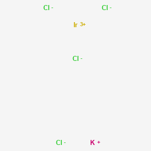 molecular formula Cl4IrK B14653612 Iridium(3+) potassium chloride (1/1/4) CAS No. 52934-18-6