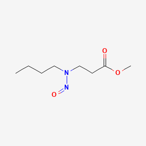molecular formula C8H16N2O3 B14653688 N-Butyl-N-(2-carboxyethyl)nitrosamine CAS No. 51938-21-7
