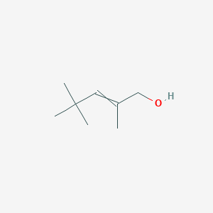 molecular formula C8H16O B14653692 2,4,4-Trimethylpent-2-en-1-ol CAS No. 51483-32-0