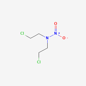 molecular formula C4H8Cl2N2O2 B14653696 N,N-bis(2-chloroethyl)nitramide CAS No. 42499-34-3