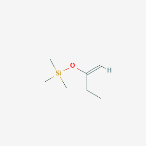 molecular formula C8H18OSi B14653735 Z-3-(trimethylsilyl)oxy-2-pentene 