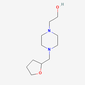 2-(4-((Tetrahydrofuran-2-yl)methyl)piperazin-1-yl)ethan-1-ol