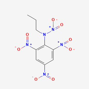 molecular formula C9H9N5O8 B14653816 N-Propyl-N-(2,4,6-trinitrophenyl)nitramide CAS No. 51625-37-7