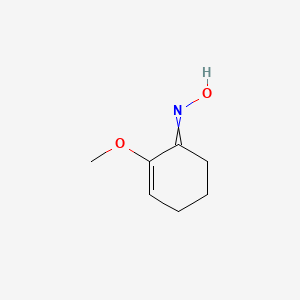 molecular formula C7H11NO2 B14653829 N-(2-Methoxycyclohex-2-en-1-ylidene)hydroxylamine CAS No. 52841-56-2
