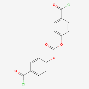 molecular formula C15H8Cl2O5 B14653841 Bis[4-(chlorocarbonyl)phenyl] carbonate CAS No. 52467-09-1