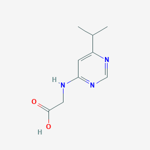 2-{[6-(Propan-2-yl)pyrimidin-4-yl]amino}acetic acid