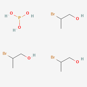 molecular formula C9H24Br3O6P B14653969 2-Bromopropan-1-ol;phosphorous acid CAS No. 41391-18-8