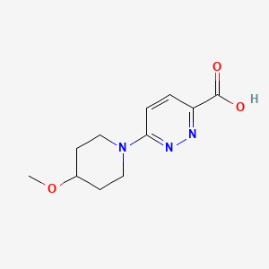 B1465407 6-(4-Methoxypiperidin-1-yl)pyridazine-3-carboxylic acid CAS No. 1179138-14-7