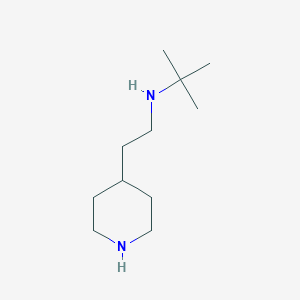 molecular formula C11H24N2 B1465415 Tert-butyl[2-(piperidin-4-yl)ethyl]amine CAS No. 1251313-77-5
