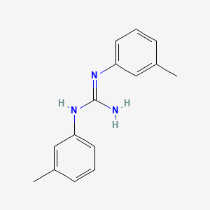 molecular formula C15H17N3 B14654169 N,N''-Di-m-tolyl-guanidine CAS No. 51131-78-3