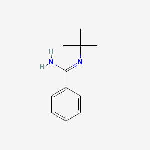 molecular formula C11H16N2 B14654297 N-tert-Butylbenzamidine CAS No. 46187-84-2