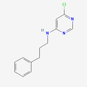 B1465431 6-chloro-N-(3-phenylpropyl)pyrimidin-4-amine CAS No. 1292250-86-2