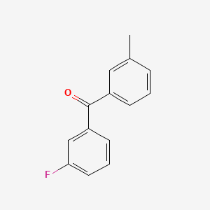 molecular formula C14H11FO B1465438 (3-Fluorophenyl)(3-methylphenyl)methanone CAS No. 864087-22-9