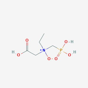 molecular formula C5H12NO6P B14654485 N-(Carboxymethyl)-N-(phosphonomethyl)ethanamine N-oxide CAS No. 53792-67-9