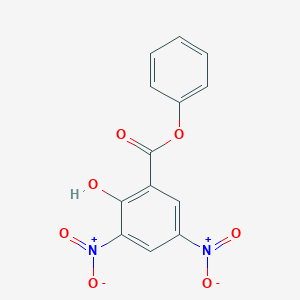 molecular formula C13H8N2O7 B14654518 Phenyl 2-hydroxy-3,5-dinitrobenzoate CAS No. 52040-46-7
