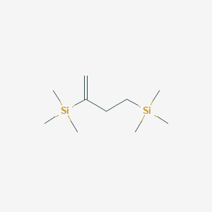 molecular formula C10H24Si2 B14654561 1-Butene, 2,4-bis-trimethylsilyl CAS No. 53304-31-7