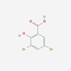 molecular formula C7H4Br2O3 B146546 3,5-二溴水杨酸 CAS No. 3147-55-5