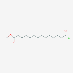 molecular formula C15H27ClO3 B14654618 Methyl 14-chloro-14-oxotetradecanoate CAS No. 50516-00-2