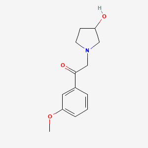 2-(3-Hydroxypyrrolidin-1-yl)-1-(3-methoxyphenyl)ethan-1-one